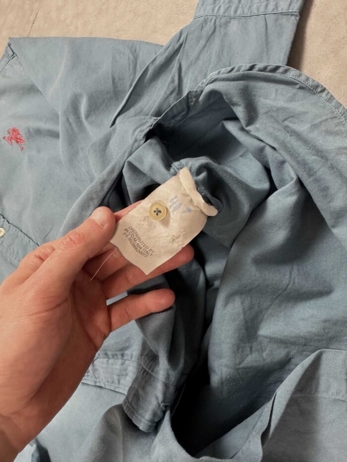 U.S. Polo Assn niebieska koszula materiałowa elegancka y2k (M/L) - obrazek 5