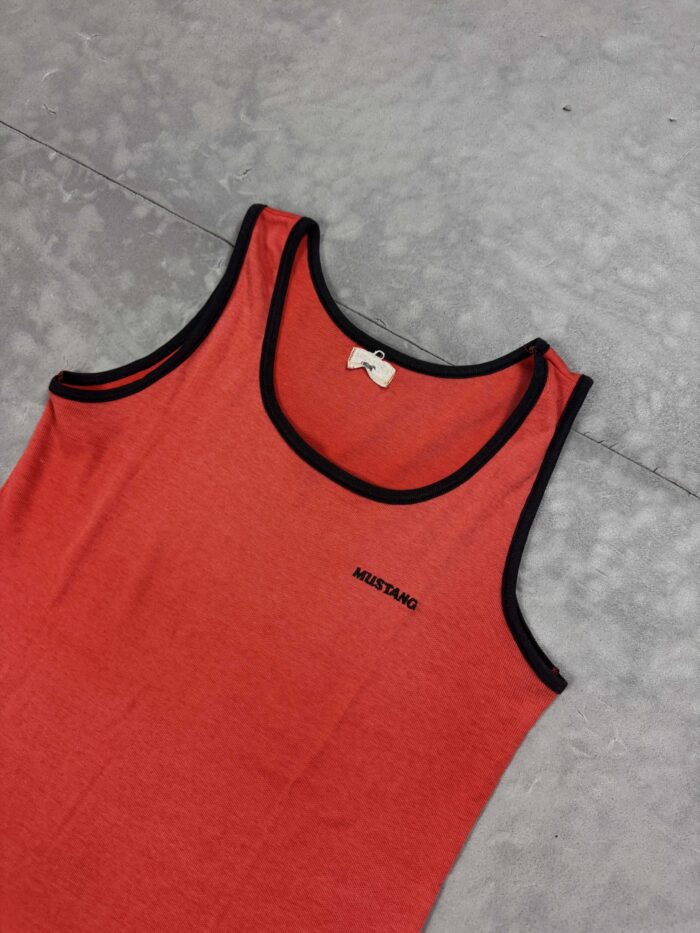 Vintage Mustang vest tank top 90s (S/M) - obrazek 3