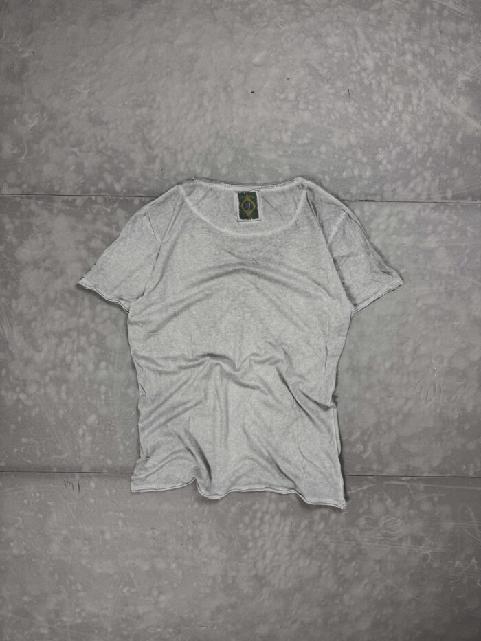 Vintage washed Brazil big print T-shirt y2k (L) - obrazek 2