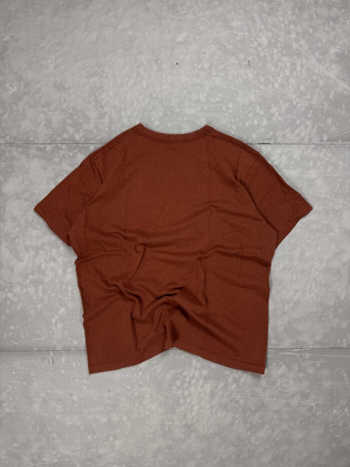 Uniqlo brązowy T-shirt basic boxy y2k (L) - obrazek 2