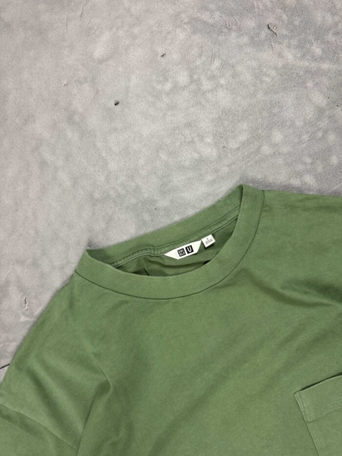 Uniqlo pocket T-shirt washed boxy y2k (S/M) - obrazek 3