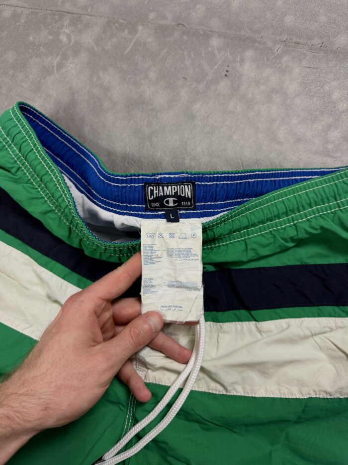 Champion streetwear szorty kąpielówki krótkie spodenki retro (M/L) - obrazek 4