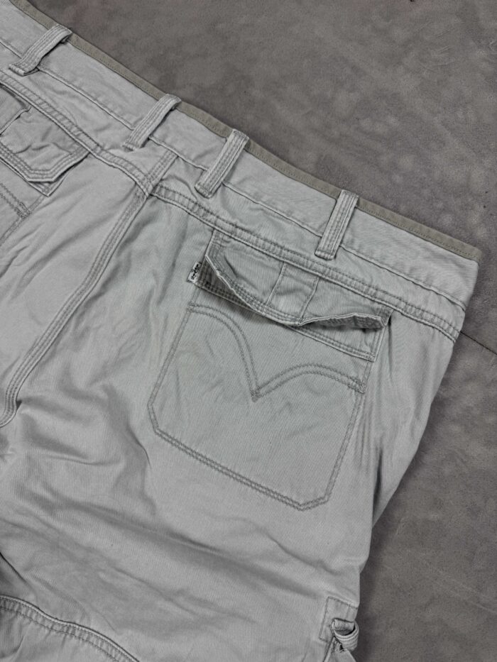 Levi's cargo szorty spodnie jeansowe denim y2k oversize (40) - obrazek 5
