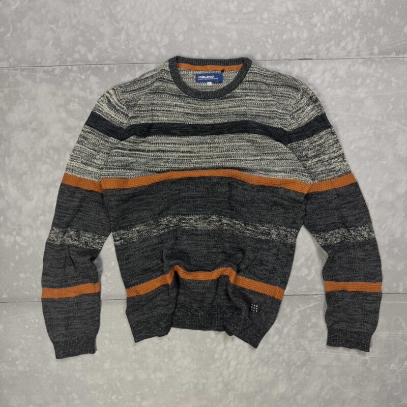 Vintage Blend oversize sweter w paski y2k (L/XL)
