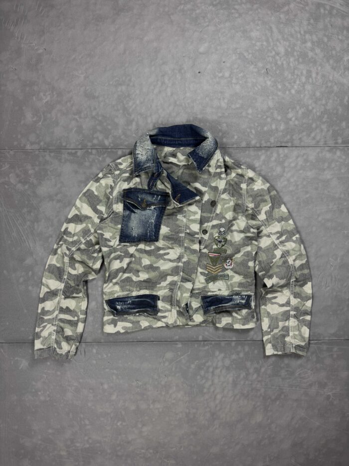 G-star RAW denim kurtka jeansowa streetwear 90s y2k (L)