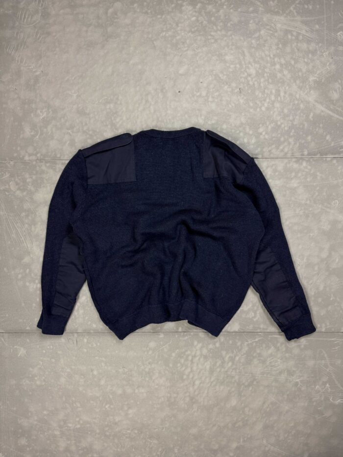 Vintage oversize military gruby sweter boxy 90s y2k (L/XL) - obrazek 2