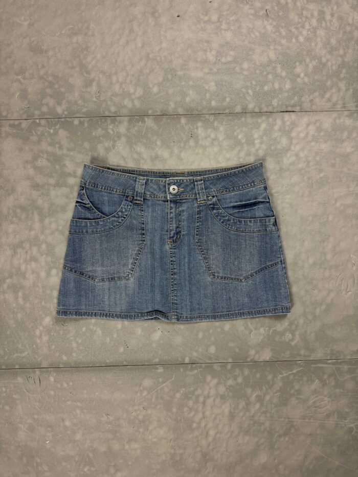Vintage basic krótka spódniczka y2k (S/M)