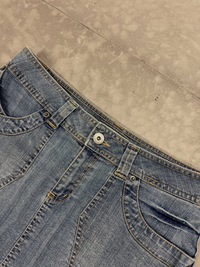 Vintage basic krótka spódniczka y2k (S/M) - obrazek 4