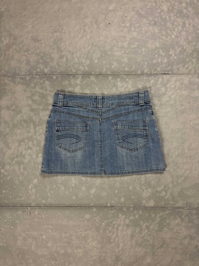 Vintage basic krótka spódniczka y2k (S/M) - obrazek 2