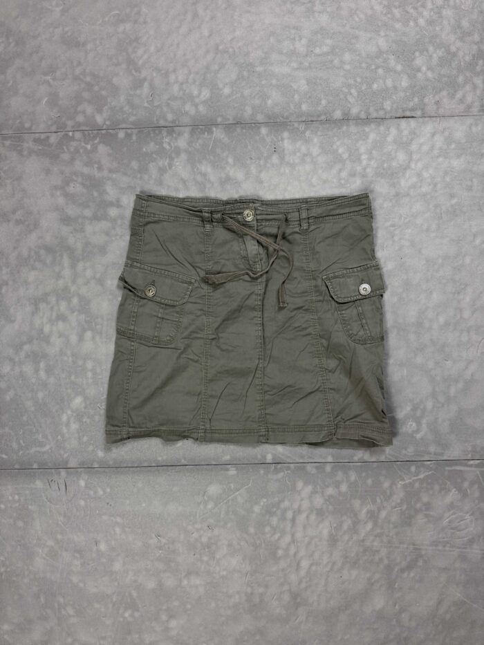 Vintage y2k cargo khaki spódniczka (S/M)
