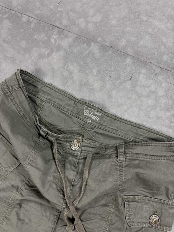 Vintage y2k cargo khaki spódniczka (S/M) - obrazek 4