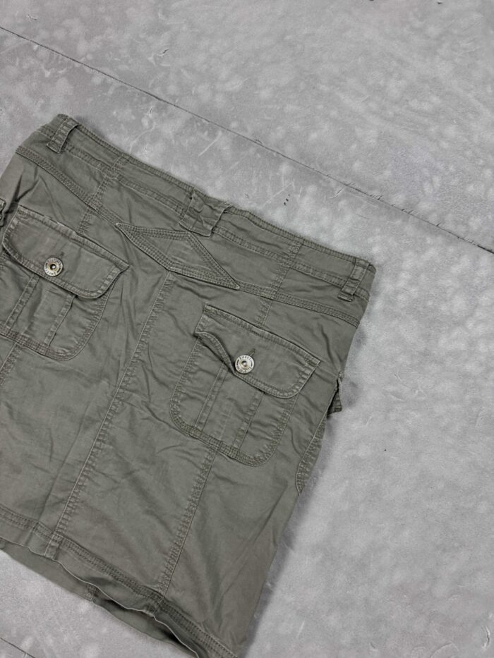 Vintage y2k cargo khaki spódniczka (S/M) - obrazek 5