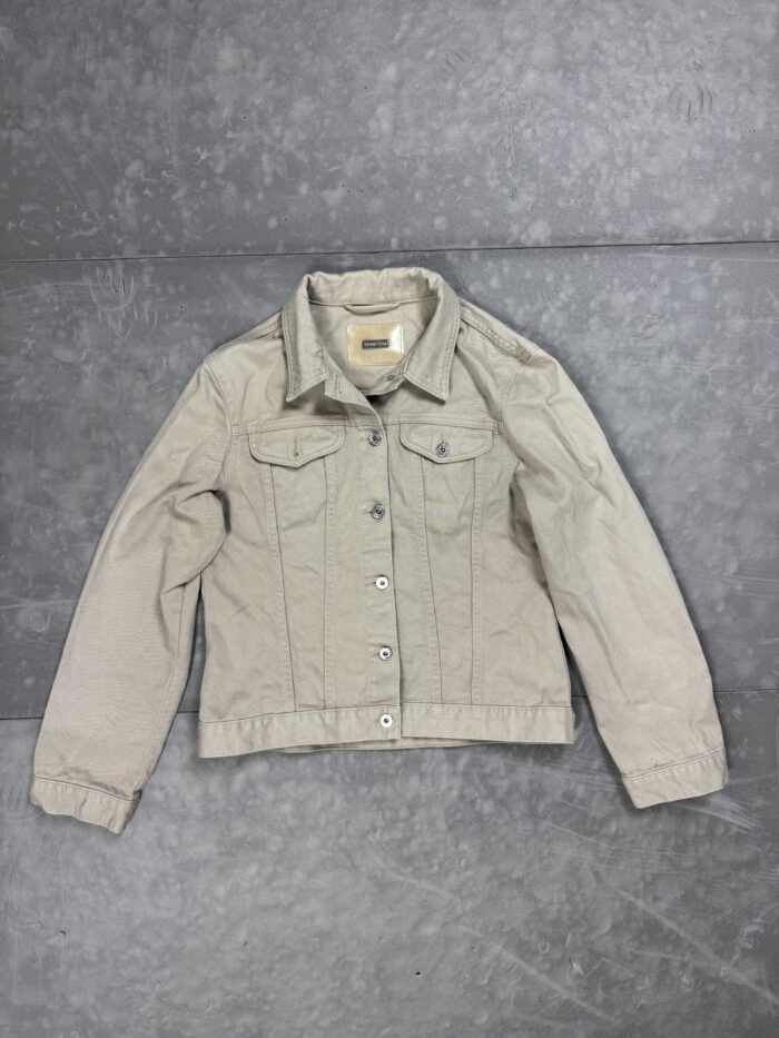 Street One washed jeans denim jacket retro kurtka (M)