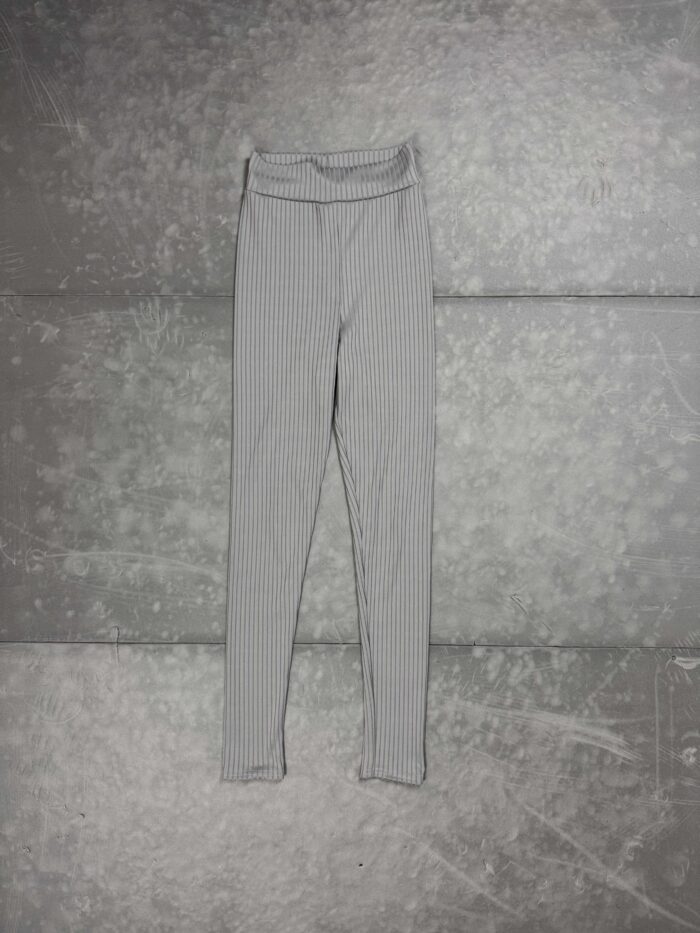 Szare legginsy z wysokim stanem (XS/S)