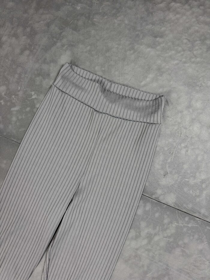 Szare legginsy z wysokim stanem (XS/S) - obrazek 2