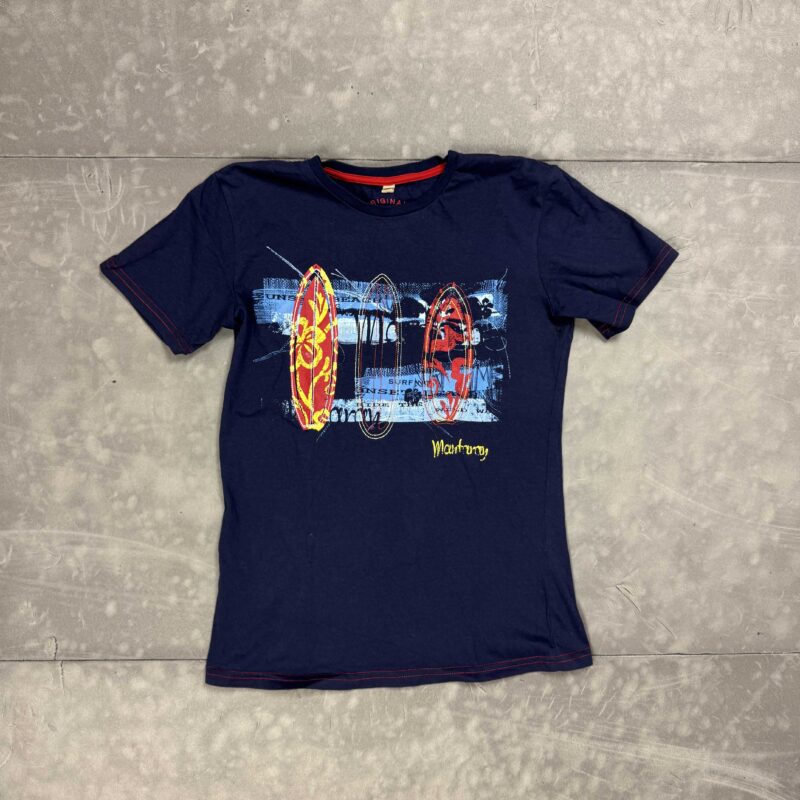 T-shirt koszulka z dużym nadrukiem retro (XS/S)