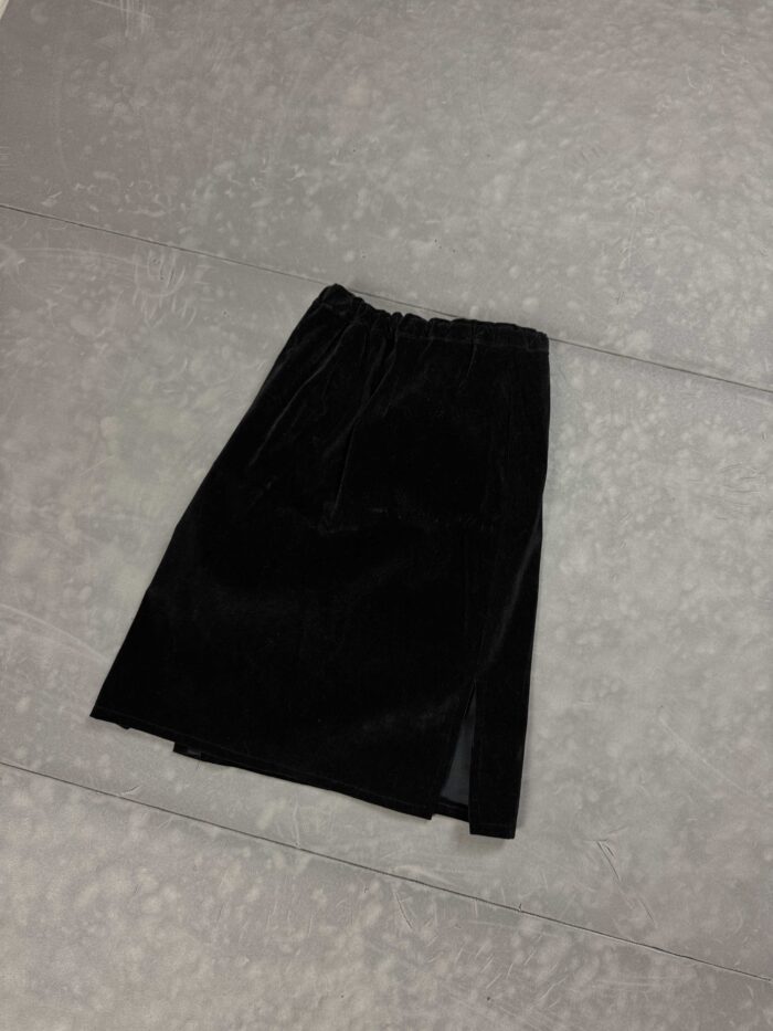 Czarna elegancka midi skirt spódniczka y2k (XS/S) - obrazek 2