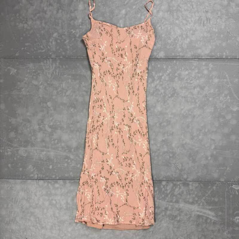 Vintage sukienka maxi w kwiaty coquette y2k (XS/S)