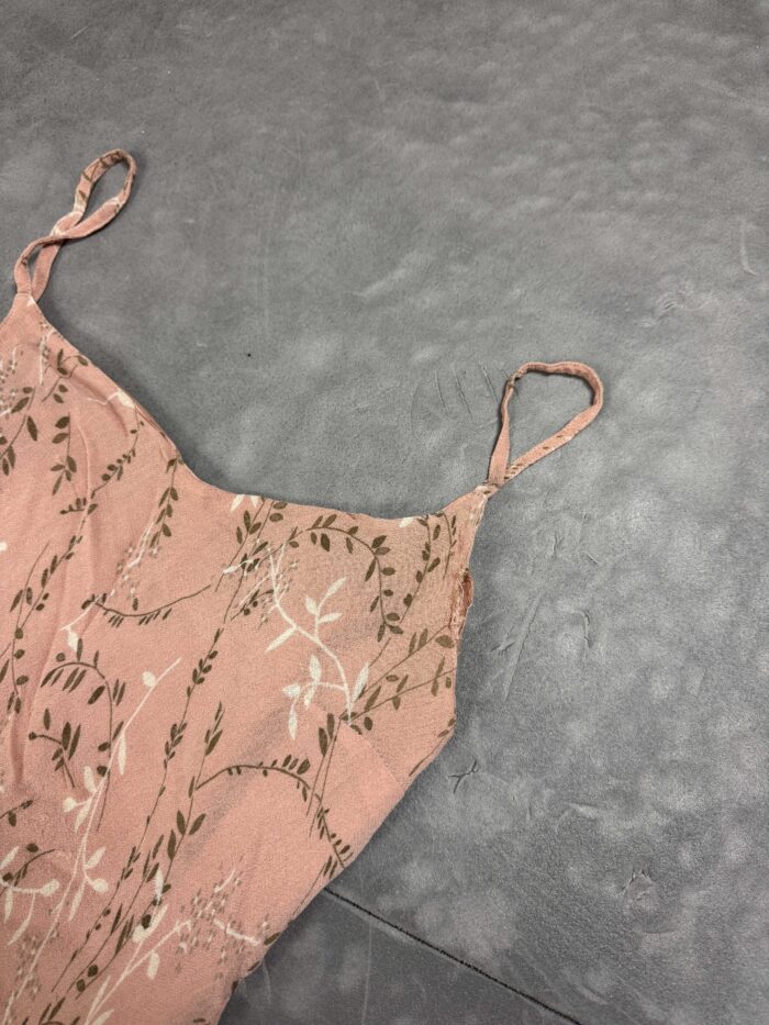Vintage sukienka maxi w kwiaty coquette y2k (XS/S) - obrazek 6
