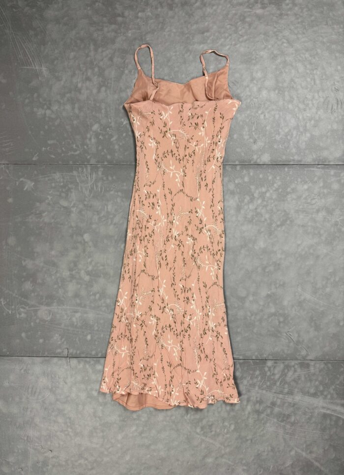 Vintage sukienka maxi w kwiaty coquette y2k (XS/S) - obrazek 3