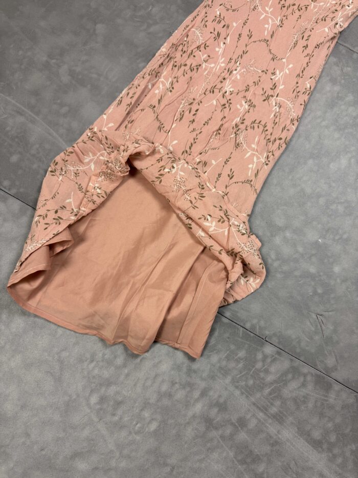Vintage sukienka maxi w kwiaty coquette y2k (XS/S) - obrazek 5