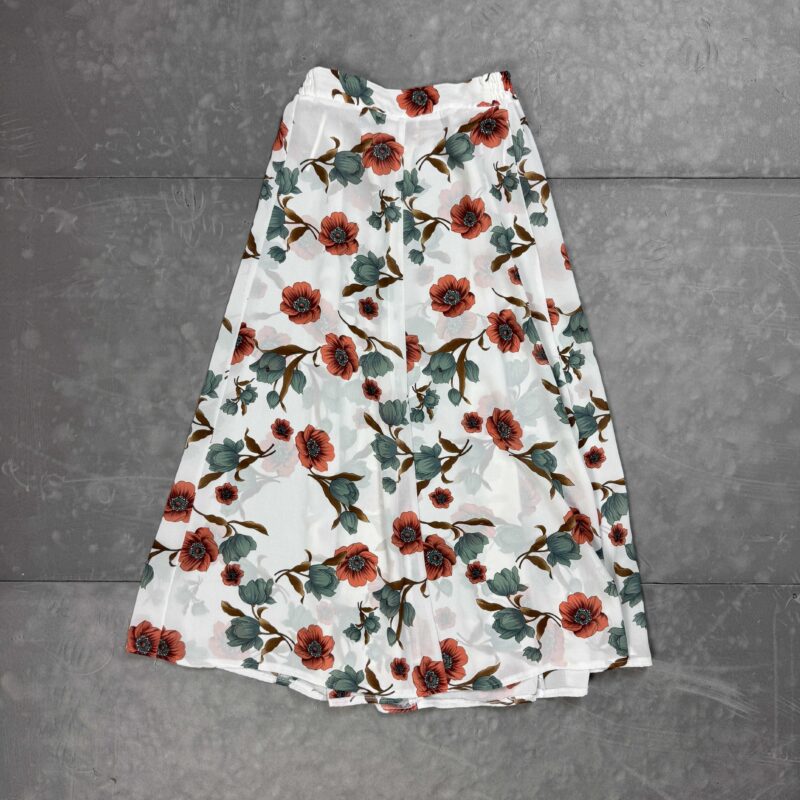 Vintage 90s długa spódnica maxi w kwiaty retro (XS/S)