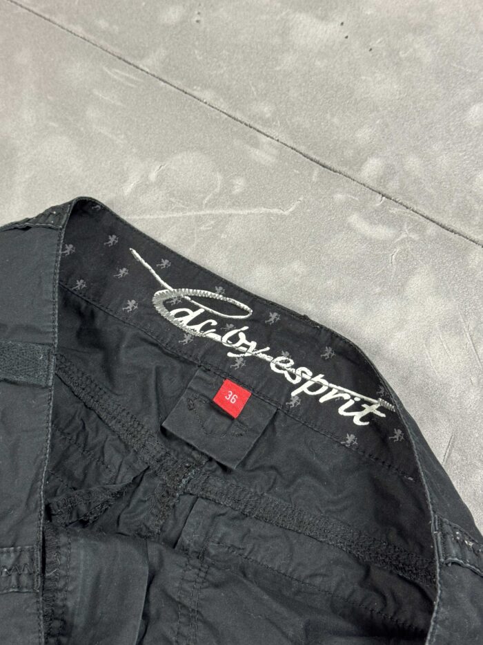 Cargo mini skirt spódniczka y2k 90s washed (S) - obrazek 4