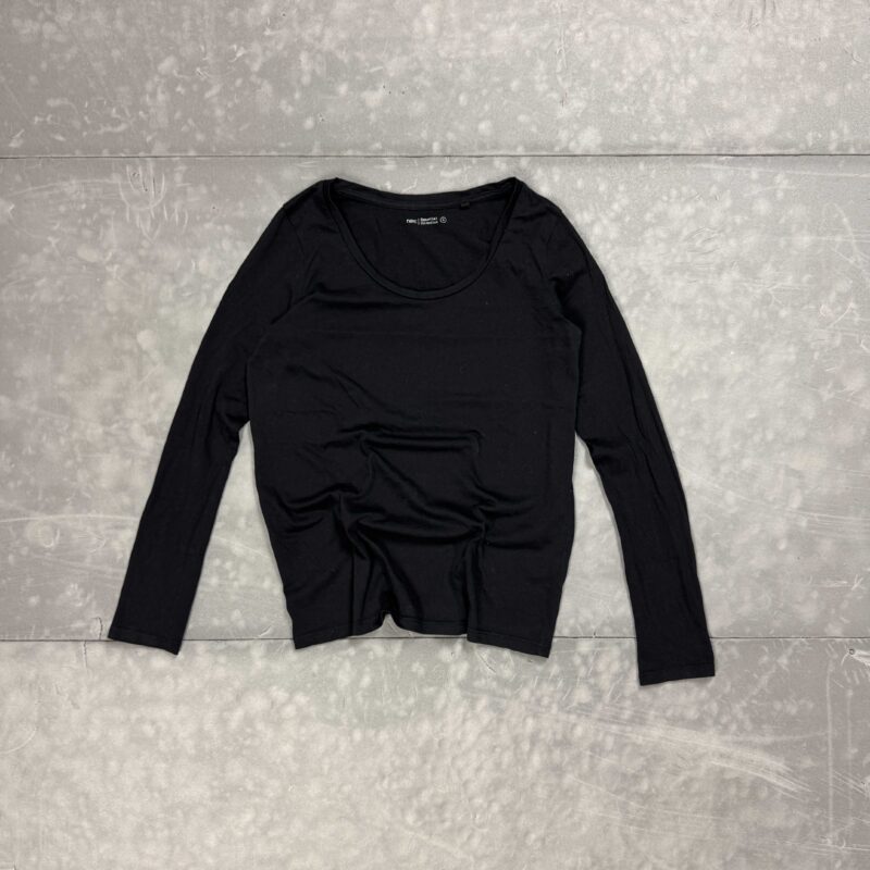 Czarna damska bluzka longsleeve T-shirt (XS/S)