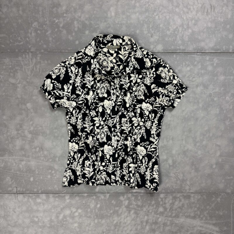 Koszula hawajska w kwiatki retro (S/M)