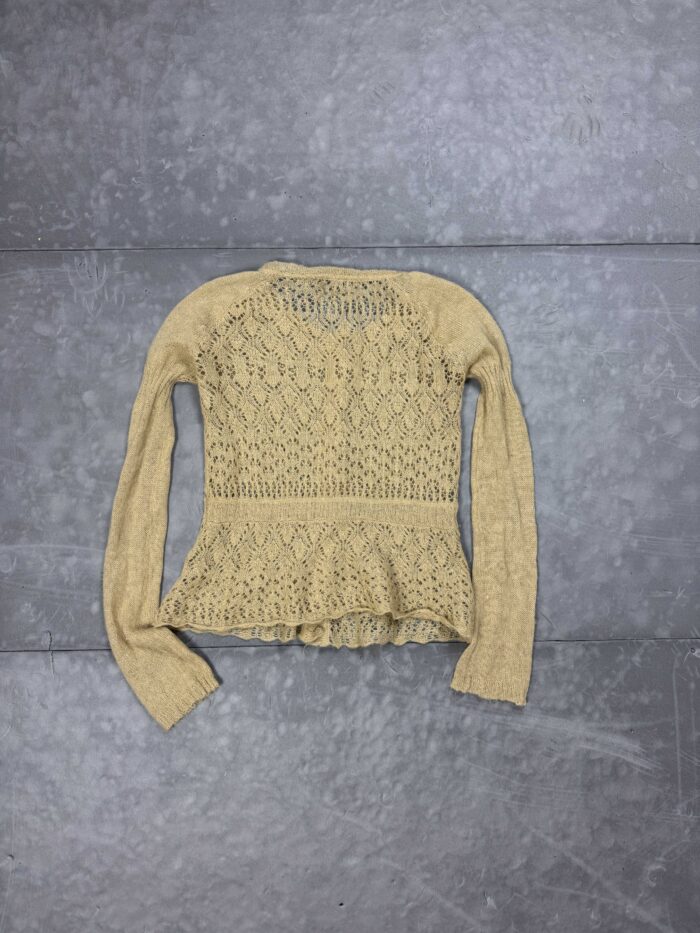 Vintage Saint Tropez kaszmirowy sweter kardigan zapinany (S/M) - obrazek 2