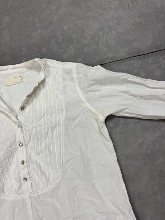 Vintage biała bluzko-koszula coquette y2k 90s (S/M) - obrazek 5