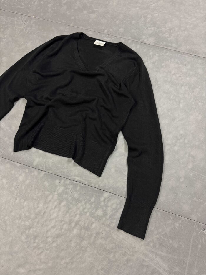 Next cienki sweter V-neck retro y2k (S/M) - obrazek 3