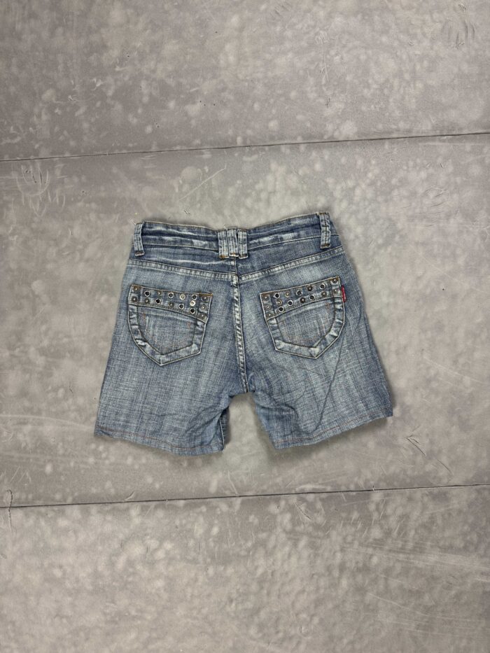 Vintage y2k Bright Jeans denim szorty krótkie spodenki (XS/S) - obrazek 2