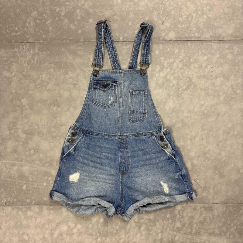 Terranova jeansowe ogrodniczki denim retro 90s (XS)