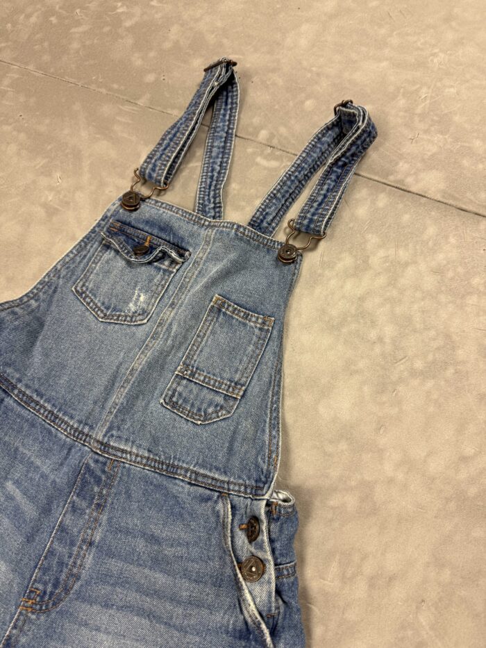 Terranova jeansowe ogrodniczki denim retro 90s (XS) - obrazek 3