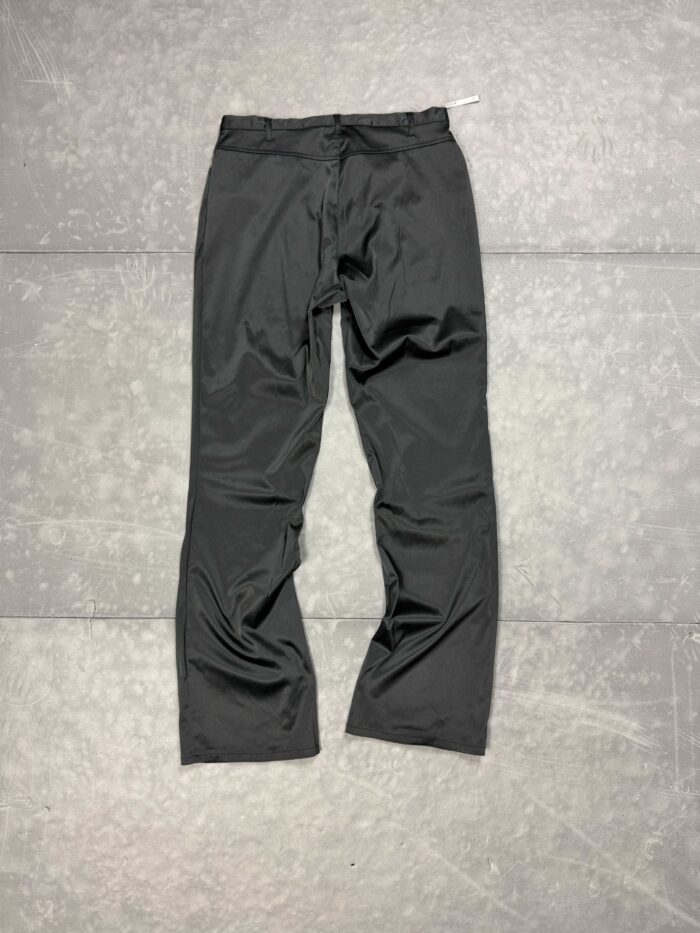 Czarne satynowe loose fit spodnie Dorothy Perkins materiałowe y2k (S) - obrazek 2