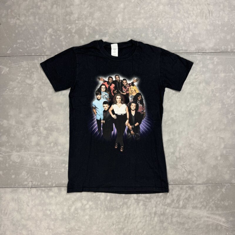 X Factor 2014 washed T-shirt koszulka z nadrukiem (S)