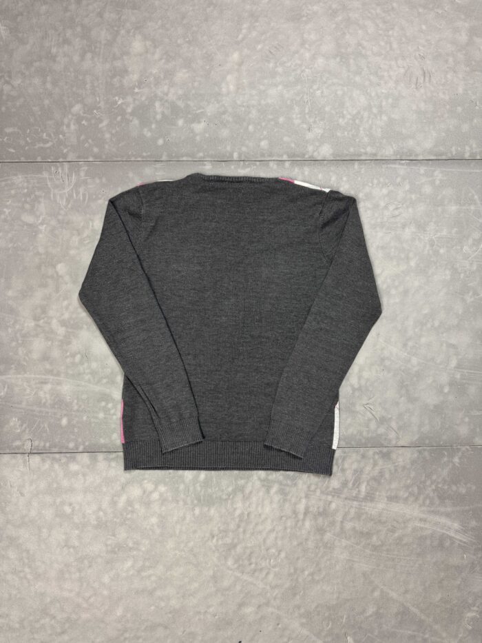 Vintage sweter w romby retro coquette 90s (S) - obrazek 2