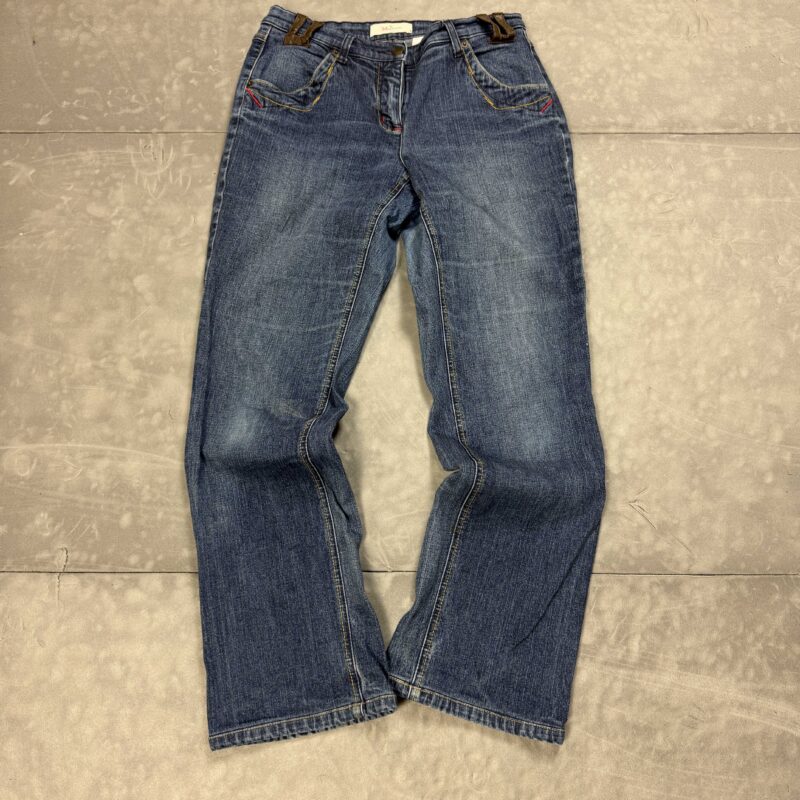 John Baner spodnie jeansowe denim washed faded y2k (S/M)