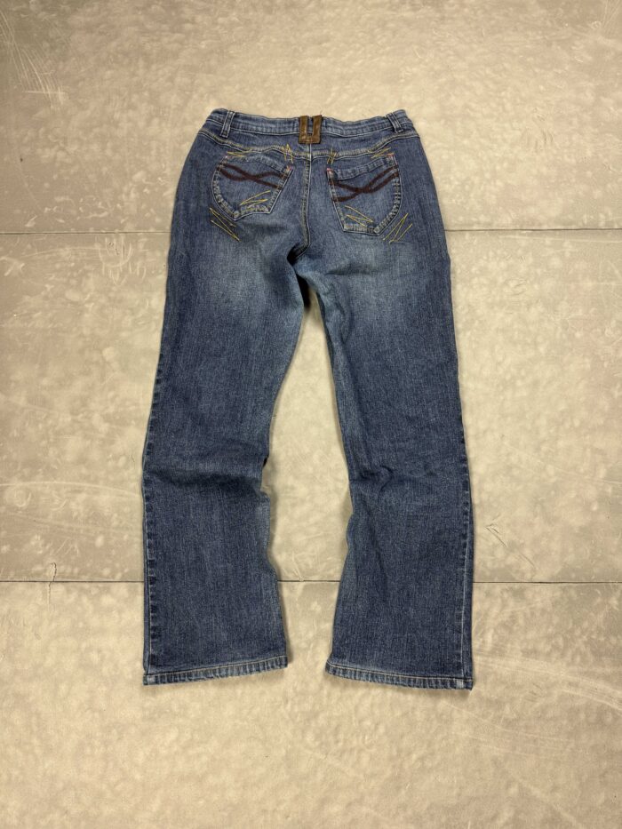 John Baner spodnie jeansowe denim washed faded y2k (S/M) - obrazek 2