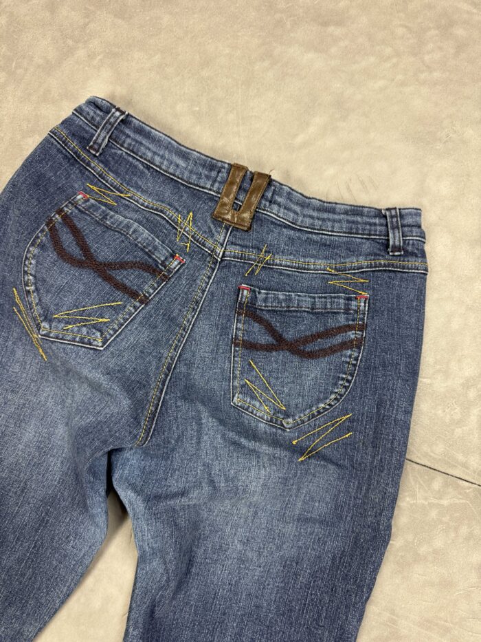 John Baner spodnie jeansowe denim washed faded y2k (S/M) - obrazek 3
