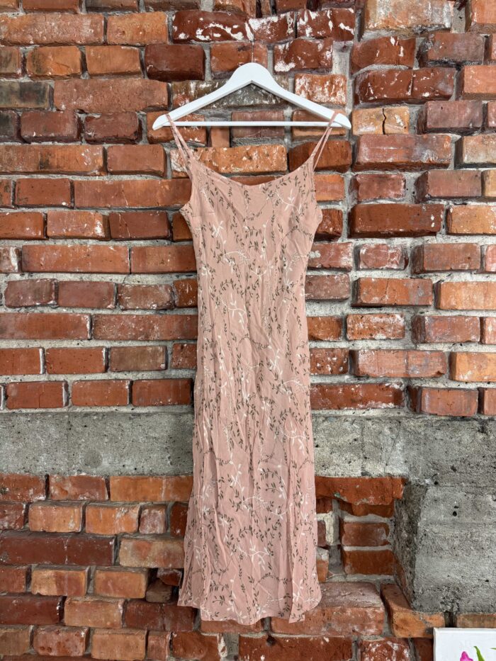 Vintage sukienka maxi w kwiaty coquette y2k (XS/S) - obrazek 2