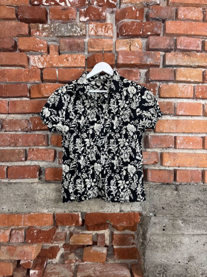 Koszula hawajska w kwiatki retro (S/M) - obrazek 2