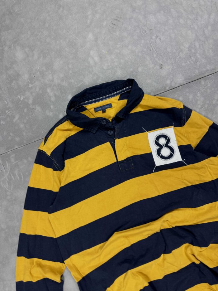 Tommy Hilfiger rugby polo longsleeve bluza (M) - obrazek 3
