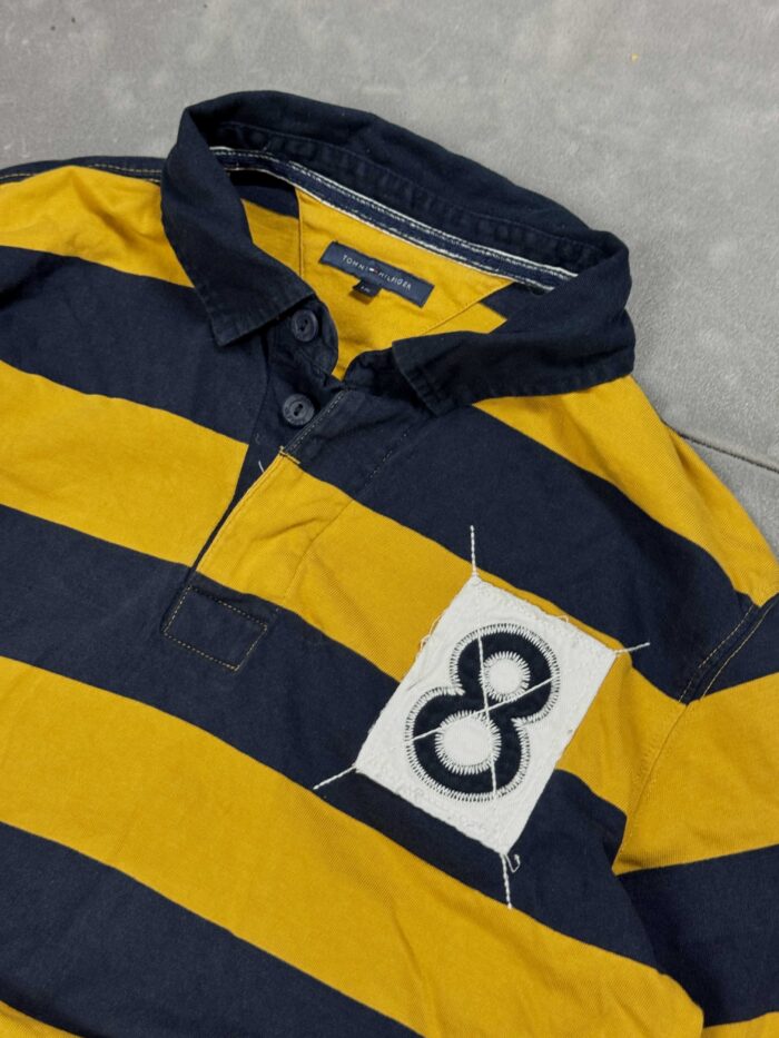 Tommy Hilfiger rugby polo longsleeve bluza (M) - obrazek 4