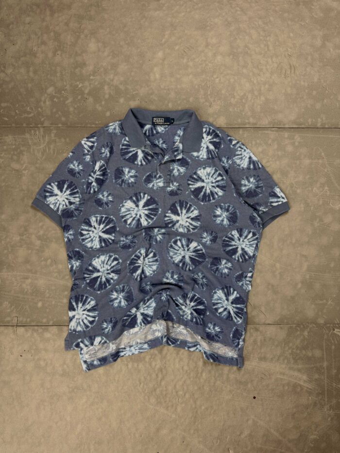 Ralph Lauren Tie Dye koszulka polo T-shirt streetwear (L)