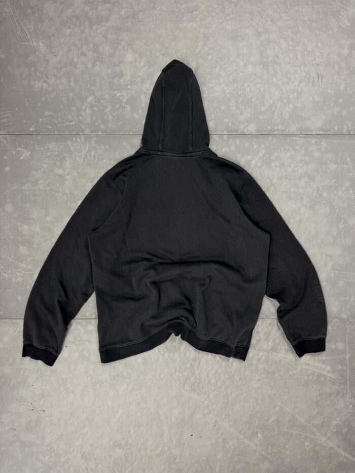 Nike black washed hoodie oversize (L/XL) - obrazek 2