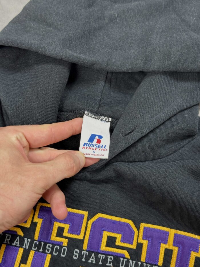 Russell Athletic University San Francisco boxy hoodie 90s (S/M) - obrazek 4