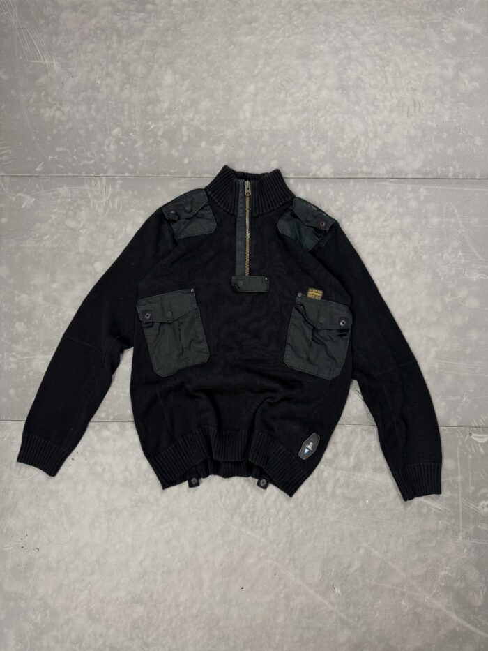 Vintage G-star RAW sweter 1/4 zip (L)