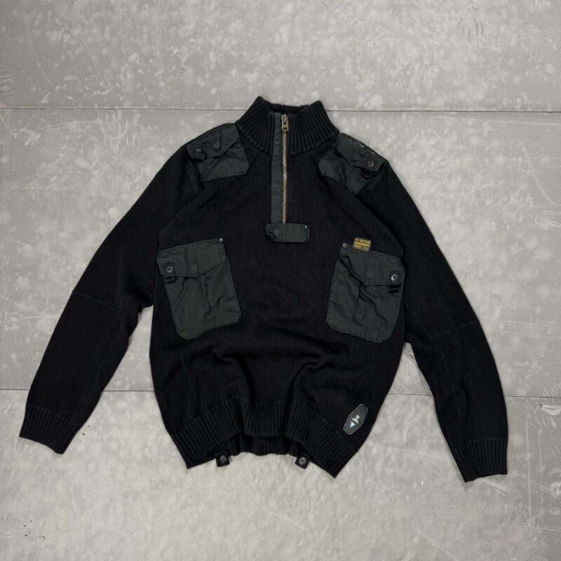 Vintage G-star RAW sweter 1/4 zip (L)